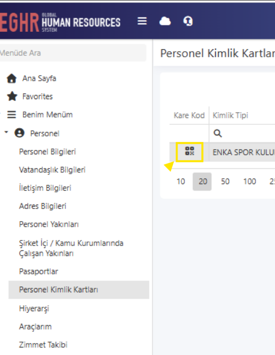 Kimlik Kart Karekod